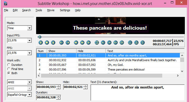 codecs image subtitle workshop