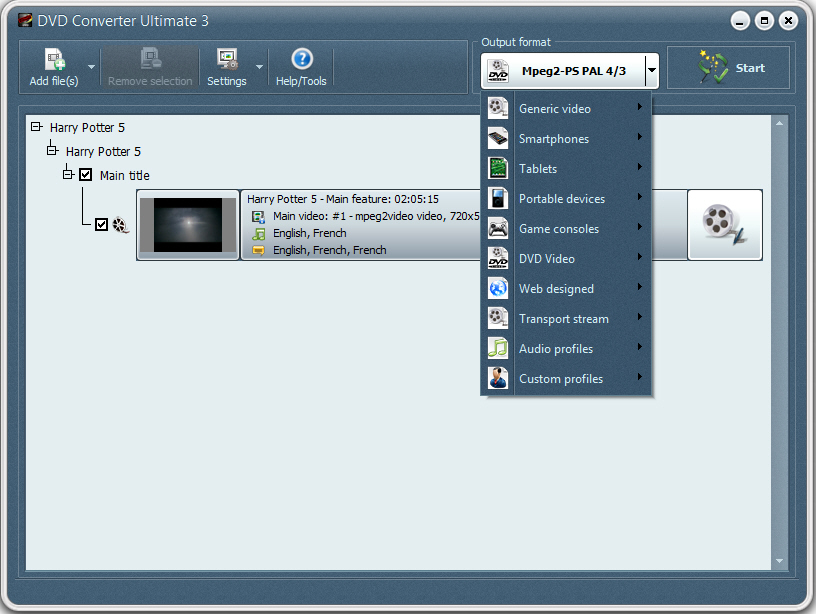 Click to view DVD Converter by VSO 1.4.0.8 screenshot